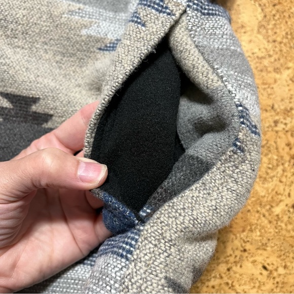 Jachs New York Men’s Aztec Sherpa Lined Button Down Shirt Jacket Shacket Sz S - Picture 13 of 16